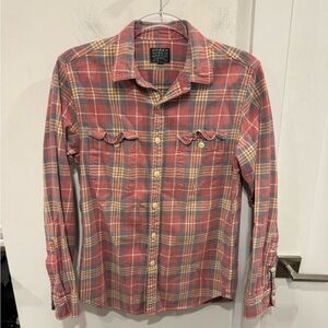 J. Crew Men's Multicolor Plaid Button Down Shirt